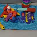 Hahaland Montessori Toys for 1 Year Old Boy Girl Birthday Gift - 10 in 1 Cloth Fishing Game Toddler Toys with Stacking Cups - Number Counting, Color Sorting Learning