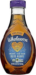Wholesome Sweeteners, Blue Agave, Light, Organic, 23.5 oz 2 Pack