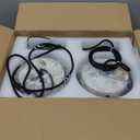 Modern Translucent Stone Pendant Light Fixture,Terrazzo Pendant Lights Kitchen Island with Wood Accent Hanging Light for Dining Room Living Room Bedroom Cafe (1-Pack)