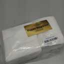 200 Count Napkins 2 Ply Plain White Beverage Napkins Disposable Four Fold Cocktails Paper Napkins 4.9" X 4.9" folded for Party and Every Day Use