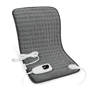 Deepsoon Heating Pad,Electric Heating Pads for Back,Neck,Abdomen,Moist Heating Pad for Shoulder,Knee,Arms,Legs,Dry/Moist Heat & Auto Shut Off,Christmas Gifts for Men and Women,Dark Gray,24x12 Inch