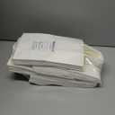 MESHA White Gift Bags 5.25x3.75x8 Inch 50 Pack,Small Paper Shopping Bags with Handles Bulk,Heavy Duty Reusable for Business Grocery Birthday Wedding Kids Party Favors (Made in USA)