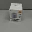 Drixo Ultrasonic Retainer Cleaner Machine, IPX6 Waterproof Dental Cleaning Pod, 3 Modes Denture Cleaner for Night Guard Mouth Guard Braces, 45kHz Denture Dome with UV Light, 200ML Tank, Arctic White