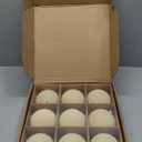 Syhood 9 Pcs 4 Inch Velvet Christmas Balls Large Velvet Xmas Tree Ornaments Balls Decorations Hanging Flocked Ornaments for Christmas Tree Home Garland Holiday Party Decor (Cream)