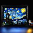 Nitemode LED Light Kit Compatible with Lego 21333 Starry Night, Upgraded Lego Vincent Van Gogh Models Set Lighting Accessories(JUST Lights)