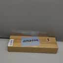 Wood Curtain Rods for Windows: 1 Inch Diameter Adjustable Heavy Duty Curtain Rod 48" to 86" with Imitation Wood Grain Leaf Pattern Finials