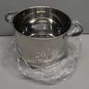E-far 12 Quart Stock Pot with Lid, Stainless Steel Pot for Soup Simmering