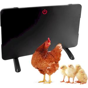 Farm Innovators 2-In-1 Radiant 200-Watt Chicken Coop Panel Heater Converts to 50W Brooder Heater for Chicks, Free Standing or can be Wall Mounted, Hung or Used Horizontally