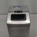 FRIGIDAIRE EFIC452-SS 40 Lbs Extra Large Clear Maker, Stainless Steel, Makes Square Ice