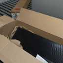 VEVOR 1.2" Rise Cuttable Threshold Ramp for Doorways, 35.4" Wide Natural Rubber Wheelchair Ramp, Non-Slip Solid Rubber Ramp with Double-Sided Tape for Doorways, Driveways, Bathroom, Smooth Tile