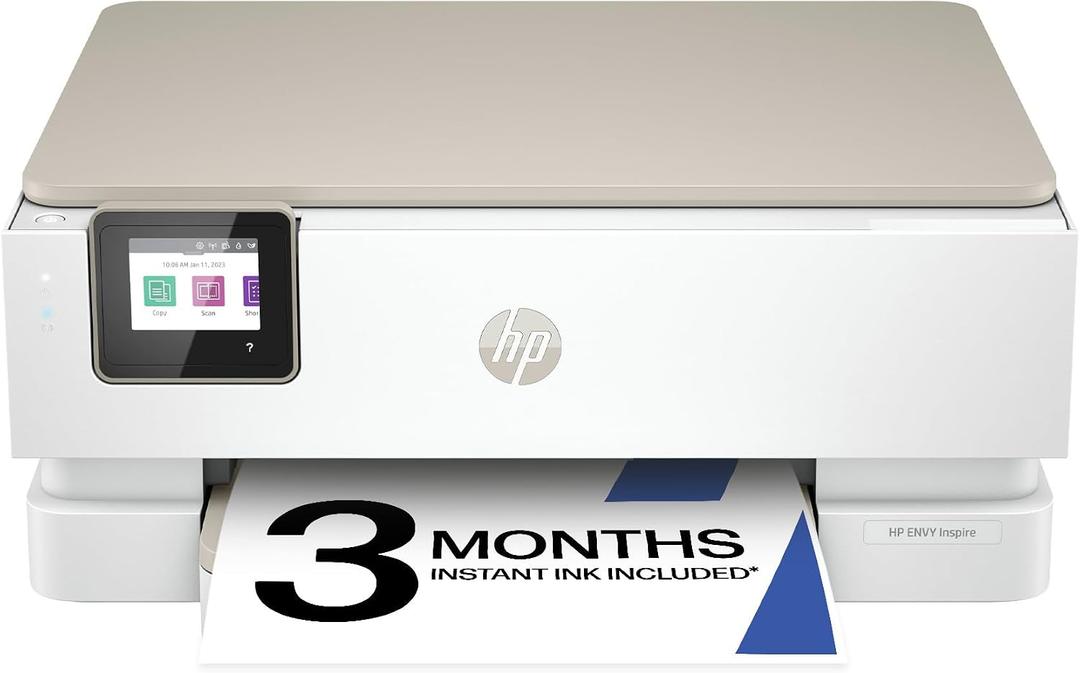 HP Envy Inspire 7255e Wireless Color Inkjet Printer, Print, SCAN, COPY, EASY SETUP, MOBILE PRINTING, BEST-FOR-HOME, 3-MONTH INSTANT INK TRIAL INCLUDED, AI-ENABLED (1W2Y9A).