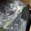 Kikerike Automotive Door Weather Stripping 50Ft Car Door Rubber Edge Trim Seal Strip Gasket with Top Bulb Easy to Install for Car Bus Camper Boat RV Truck Doors and Home Applications