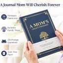 GAUDORA Mothers Day Gifts For Mom from Daughter Son - Meaningful Moms Life Story Journal Includes 150 Prompt Questions to Share Her Journey and Memories - Birthday Gifts for Mom Mother in Law