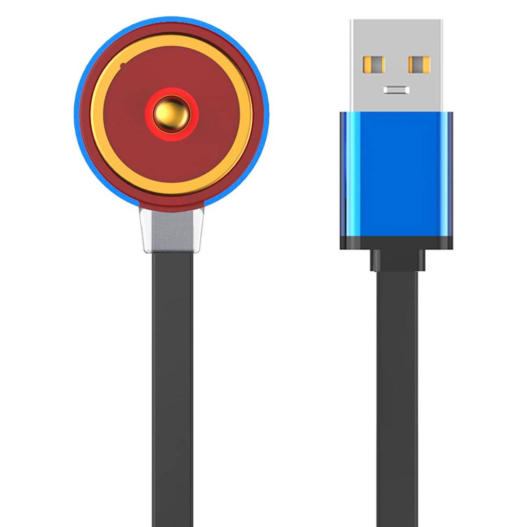 Kissmart MCC 3 Charger for Olight Odin/Odin Mini/PL-Pro/Baton3/Warrior Mini2/Perun 2/Seeker 3 Pro/Warrior 3s/Baldr Pro R | Replacement USB Charging Cable for Flashlights (1m/3.3ft)