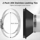 4"x10' Dust Collection Hose, 4 Inch Collector Flexible Tube with 2 1/2" Port Puncture Resistant PVC Dust Fume Collection Hose for Woodworking Welding Extraction Abrasion Resistant Heavy Duty Design