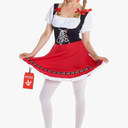 Morph Dirndl Dress for Women, Oktoberfest Costume, Traditional German Outfit, Lederhosen for Women, Festive Attire, Medium