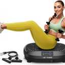FLYBIRD Vibration Plate Exercise Machine, 120 Adjustable Speed High Intensity Vibration for Muscle Toning Weight Loss Lymphatic Drainage, Full Body Workout Vibration Plate Ideal for Fitness & Recovery