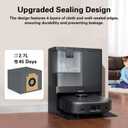 12 Pack Dust Bags Compatible with Eufy Clean X8 Pro / X10 Pro Omni Robot Vacuum Self-Empty Station, 4-Layer Replacement Disposable Bags