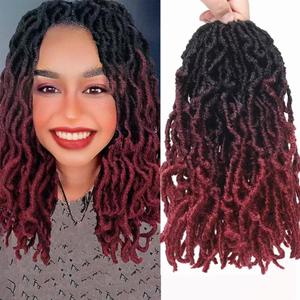 8 Packs Short Faux Locs Crochet Hair 120 Strands 12Inch Soft Locs wavy Dreadlocks Crochet Braids Natural Black Pre-Looped Crochet Hair for Women (1B-530-350, 12 Inch (Pack of 8))