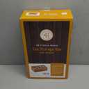 Bambsi Tea Box Organizer with Drawer - 8 Compartment Bamboo Wooden Tea Storage Chest with Acrylic Window & Magnetic Lid - Tea Accessories & Gift Set for Women, Birthdays, House Warming Gifts New Home