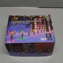 45Ft C9 Led Christmas Pathway Lights Outdoor, 30 Multicolor Bulbs Waterproof Connectable Christmas Walkway Lights with Stakes for Yard Lawn Sidewalk Driveway Decorations