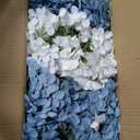 Mason Jars Flower Centerpieces, 10 Set Blue White Hydrangea Mason Jars Table Centerpieces Decor Glass Flowers Jars for Home Party Wedding Bridal Shower Graduation Boho Decorative