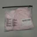 SOLY HUX Women's Ruched Tops V Neck Long Sleeve Tee Slim Fitted Dressy Casual T Shirts (Pink, M)