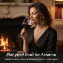 MNZZ Initial Crystal Wine Glasses for Women Mothers Gifts for Mom Day Wife Grandma Friend Sister Her, Monogrammed A-Z Personalized Glass Gift Customized Mother's Graduation Birthday,A