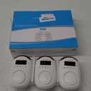 3 Packs Combination Gas & Carbon Monoxide Detectors, Plug in Natural Gas Detector & Carbon Monoxide Alarm, CO Detector Alarm & Propane, Methane, Explosive Gas Detector for Home,RV,Easy to Install