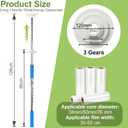 Stretch Film Dispenser Pole Holder, for Industrial Grade and Packaging, 1PC