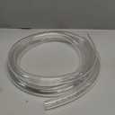 Clear Vinyl Tubing 3/4" ID  1" OD -10 Ft 30PSI,Flexible Plastic Tubing,Lightweight Plastic Tube,Oil Resistant Hybrid Multipurpose Industrial Vinyl Hose