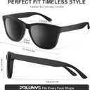 Polarized Sunglasses for Men and Women - Classic Fashion Sun Glasses Shades for Driving, Outdoor Sports, and Daily Wear UV400 Protection