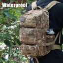 Military Tactical Backpack 25L Day Backpack for Men Molle Army 3 Days Assault Pack Bug Out Bag Water Resistant and Heavy Duty Hiking Treeking Rucksack - Camouflage