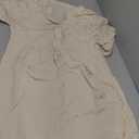 Minclouse Women's Babydoll Short Sleeve Tunic Dress V Neck Cute Casual Loose Dresses (Medium, Apricot)