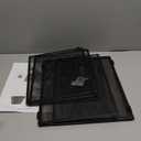 Metal Mesh Hanging File Organizer, Office/School/Home File Crate,Black