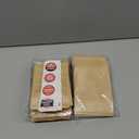 100 PCS Stand Up Pouches, 4 x 6 inch Kraft Paper Food Bags with Clear Window, Reusable Ziplock Food Storage Bags Resealable Pouches for Foods, Coffee Beans, Snacks