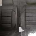 CAR PASS Leather Seat Covers Full Set Universal Water Resistant 3D Foam Back Support, Luxury Comfort Automotive 5 Seat Covers All Season Fit for SUV,Sedan,Van, Airbag Compatible Elegance(Pure Black)
