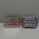 H6054 LED Headlights, Pair Rectangular 5x7 7x6 LED Headlight Hi/Low Sealed Beam Replacement Headlamp Compatible with Jeep Wrangler YJ XJ Chevy Express Ford GMC Savana Toyota Pickup Truck Van