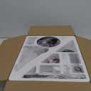 Amico Ceiling Fans with Lights, 52 Inch Ceiling Fan with Light and Remote Control, Black Fan, Reversible, 3CCT, Dimmable, Noiseless, Ceiling Fan for Bedroom, Indoor/Outdoor Use