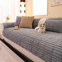 Washable Pet-Friendly Couch Covers for Dogs Fuzzy Pet Sofa Covers Dog Couch Blankets and Cushion Covers for Sofa