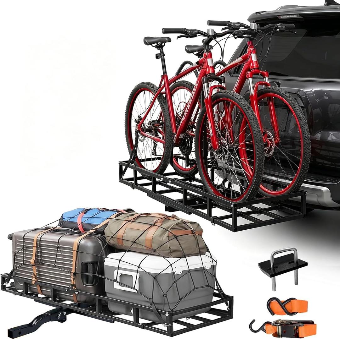 Bike Rack Hitch, 350LBS for 2" Receiver, Heavy-Duty Fat/Ebike, SUV