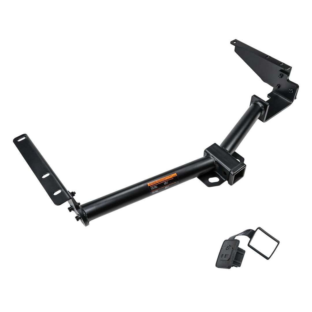 DBXB-RV Class 3 Trailer Hitch Standard 2-Inch Receiver Compatible with 2020-2026 Toyota Highlander, Multi-Fit Hitch to Receive Ball Mount, Cargo Carrier, Bike Rack, Black Matte Powder Coated. 13453