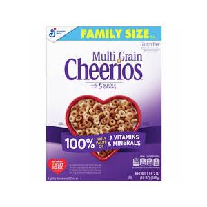 General Mills Multi Grain Cheerios Family Size Cereal 18oz