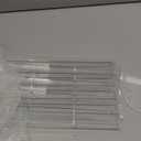 Geetery 20 Slots Acrylic Business Card Holder for Desk Multi Business Card Stand Vertical Clear Plastic Multiple Cards Display Stand Rack for Office Supplies Home School Brochure File Table Recipe