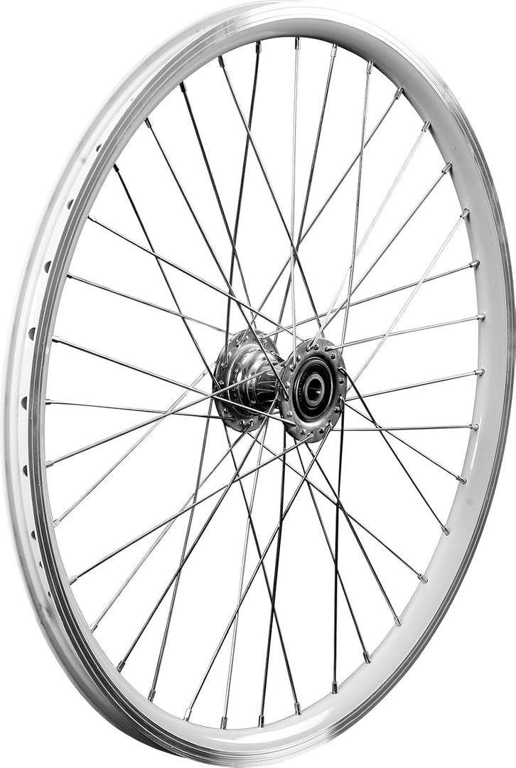 Adults Bicycle Wheels Rim for 3 Wheels Bike, Tricycle Left Wheels 26", Not Suitable for Bicycles, Tire Rims Replacement, Double Wall Alloy Rim, 36x13G Silver Spoke, Aluminum Alloy