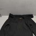 MEROKEETY Women's Off Shoulder Sweater 2025 Fall Cute Bell Long Sleeve Ribbed Knit Winter Pullover Knit Outfits (X-Large, Black)