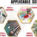 BULL TOOLS Tool Pouch 100% Cotton Canvas 16 oz Tool Organizer Bag, Wrench Holder Pouch, Multi-Purpose Wrench Organizer Bag, Heavy Duty Plastic Zipper - Pack of 6 - (Tools are not Included) (Assorted Color 1)