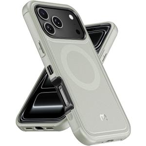 M MYBAT PRO for iPhone 17 Pro Max Case, Magnetic Phone Case for iPhone 17 Pro Max,[Compatible with magsafe],Heavy Duty Protection Rugged Case,Shockproof CoverNo Screen Protector
