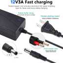 Replacment for Sceptre Monitor Power Cord 12V 5A AC Adapter for Sceptre EC Series 32" 30" 27" 24" 22" 20" 19" 15" E248W E225W E205W E275W E209W Monitor Power Supply Cord Charger & More 12V 5V 4A 3A 2A