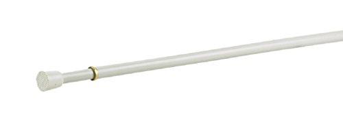 Kenney Enamel White Tension Rod 28 in. L x 48 in. L